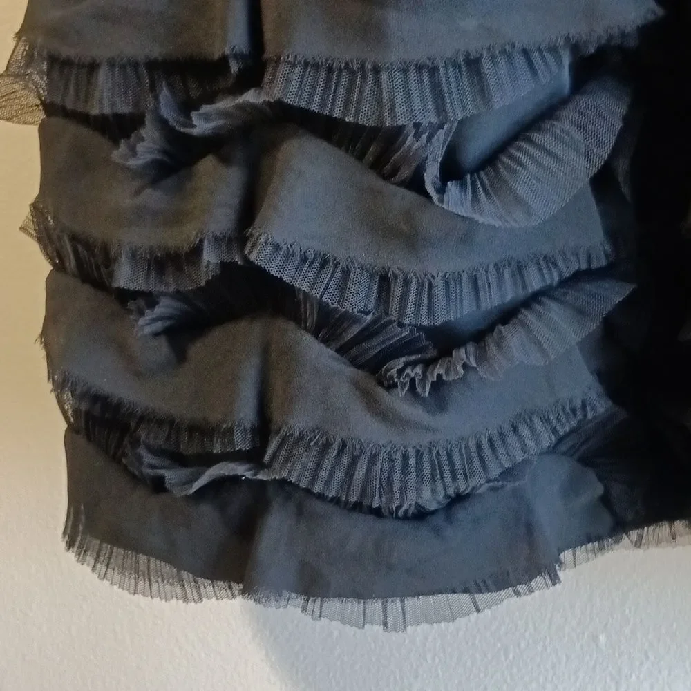 BCBG MaxAzria " Maile" Ruffle Mini Dress - Picture 11 of 11